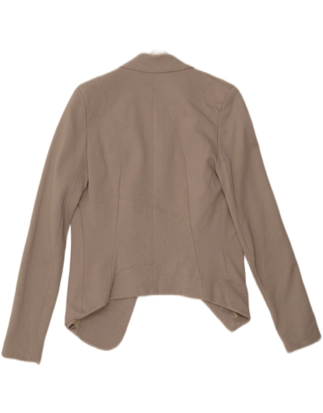 TOPSHOP Womens Open Blazer Jacket UK 8 Small Grey Viscose Vintage Topshop and Second-Hand Topshop from Messina Hembry 