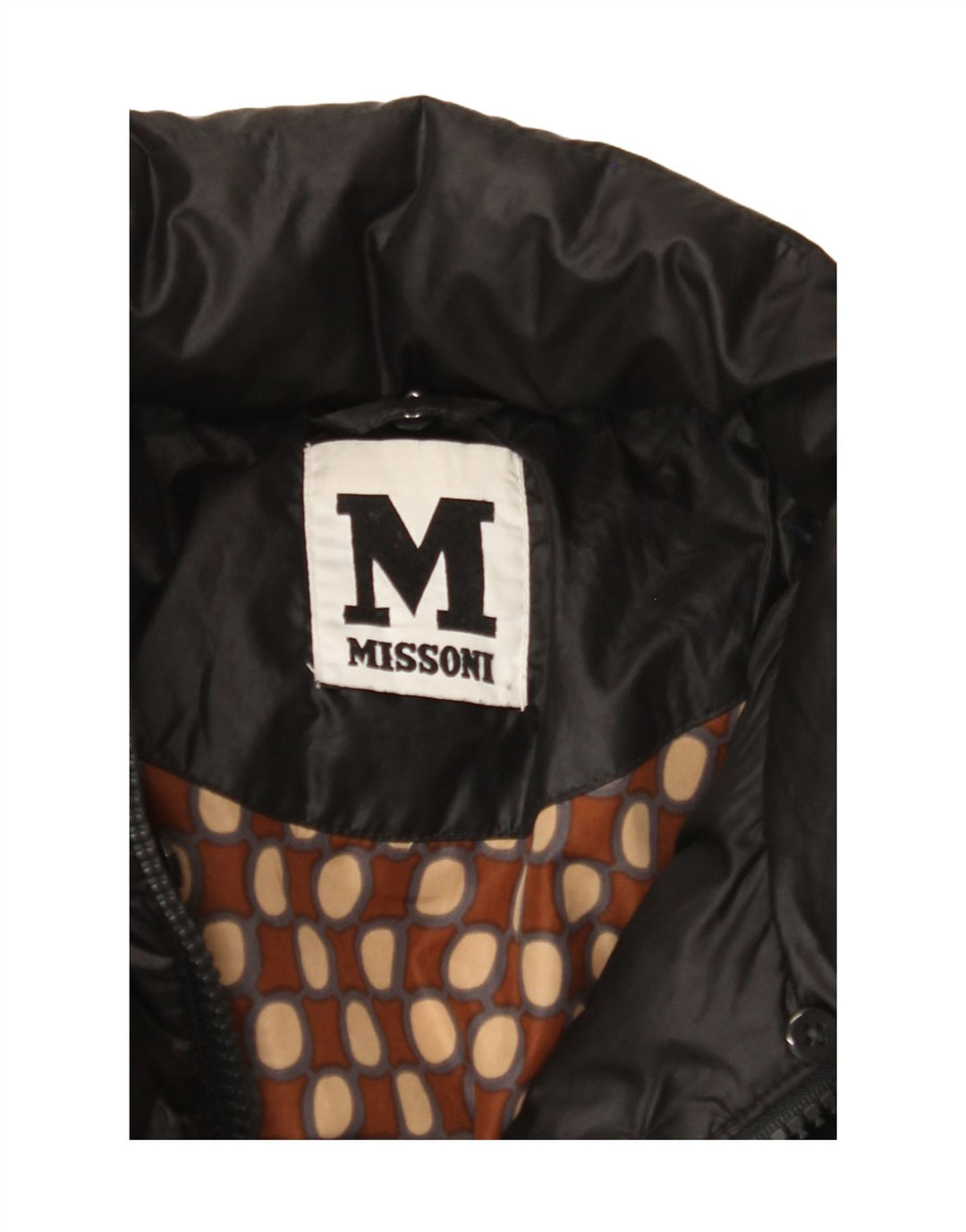 MISSONI Womens Padded Jacket UK 10 Small Black Polyester Vintage Missoni and Second-Hand Missoni from Messina Hembry 
