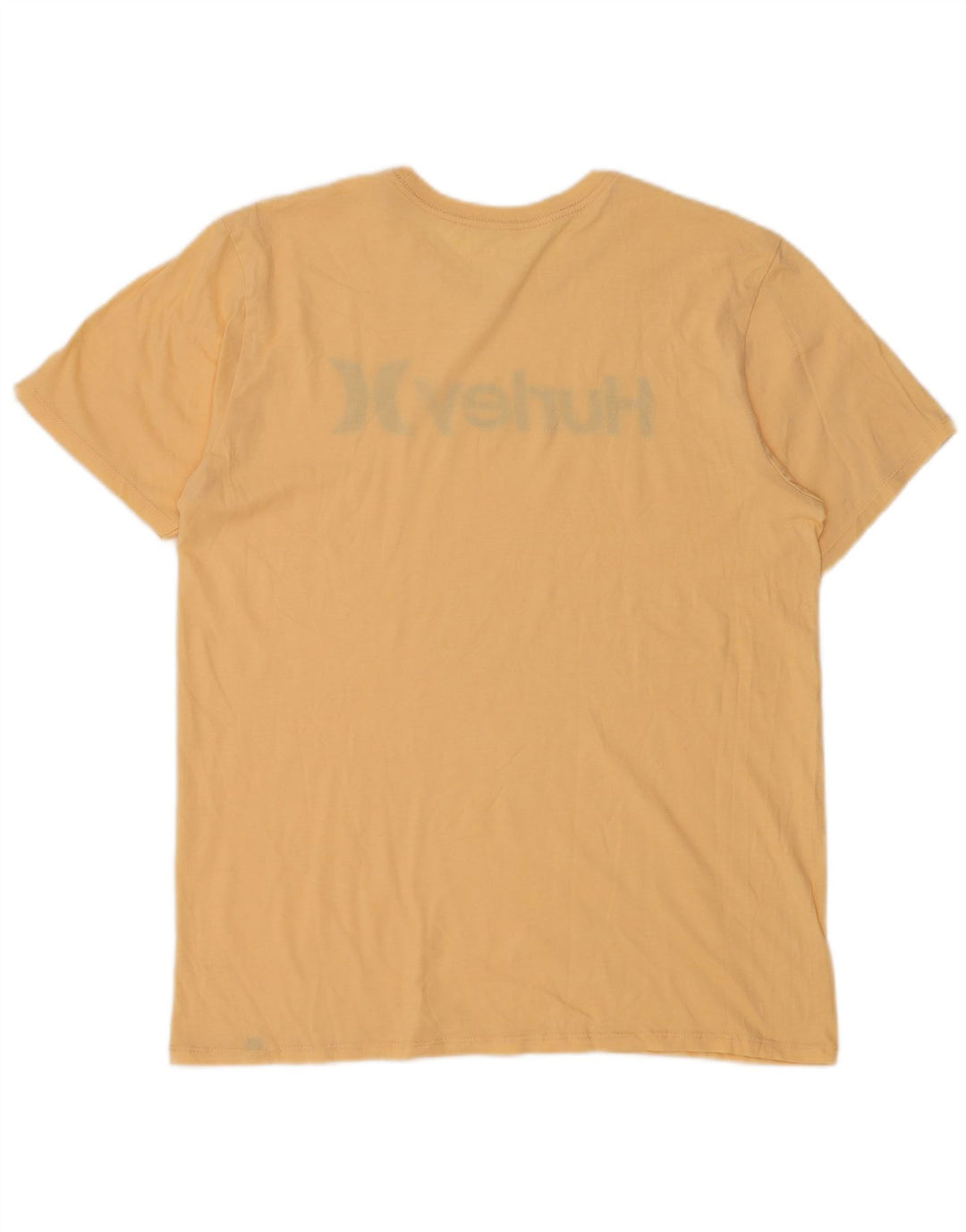 HURLEY Muška majica kratkih rukava s grafičkim motivima, veliki žuti pamuk