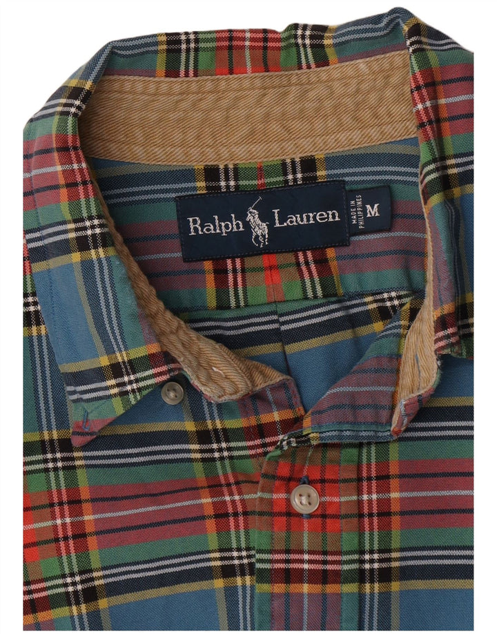Ralph Lauren muška flanelska košulja srednje plave pamučne kare