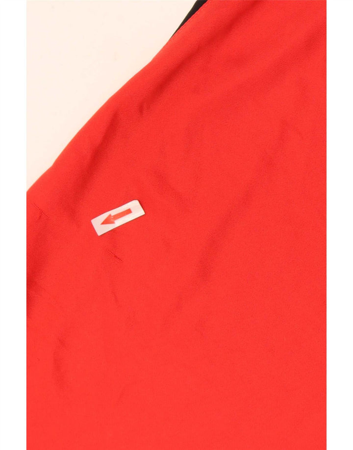 Nike muška Dri Fit polo majica srednje crvene boje od poliestera