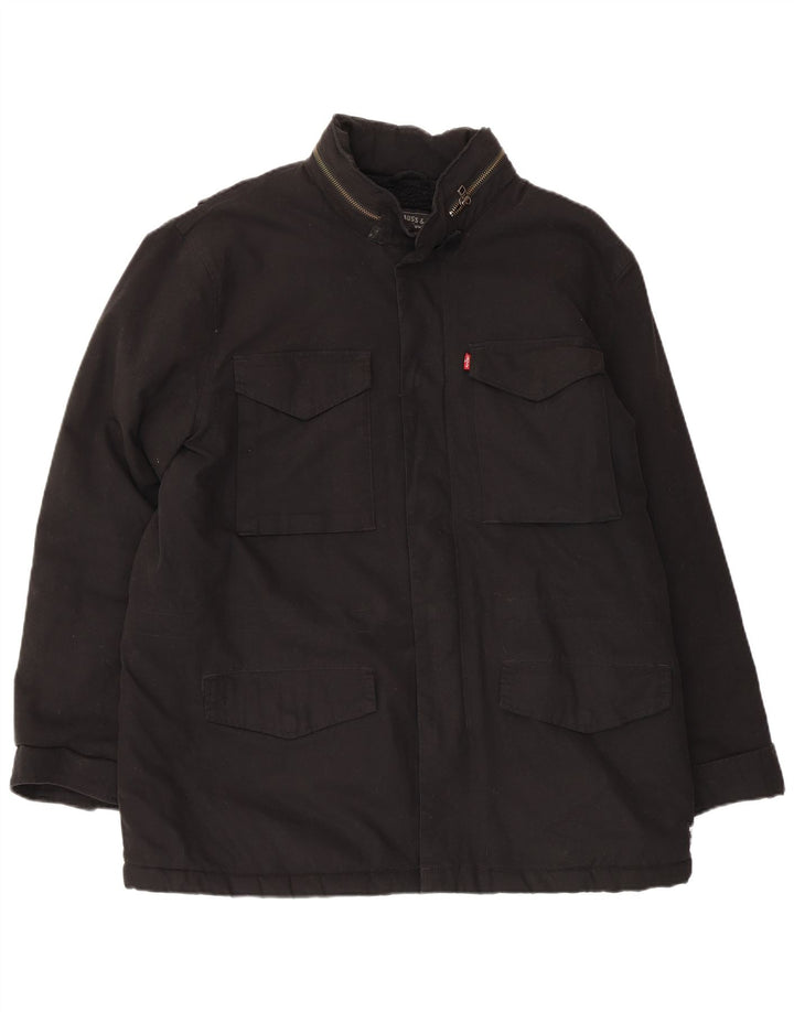 LEVI'S muška jakna Sherpa Utility UK 42 XL crni pamuk