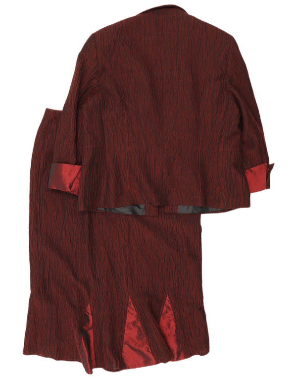 John Bentley Ženska dvodijelna suknja UK 18 XL W36 Red Colourblock