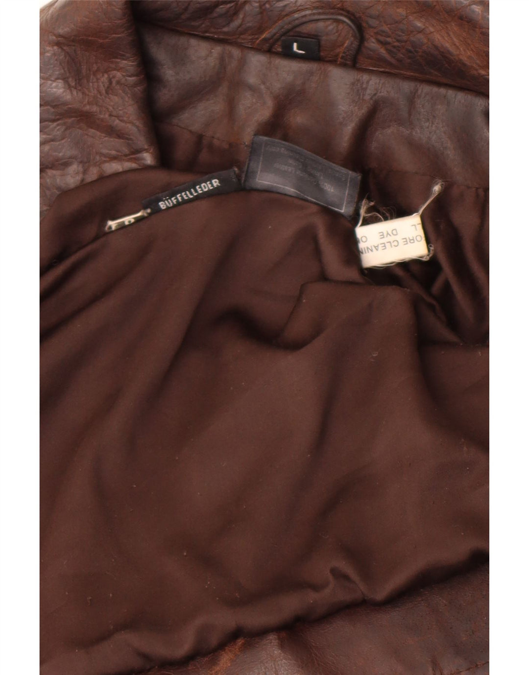 Vintage ženska kožna jakna UK 14 velika smeđa koža