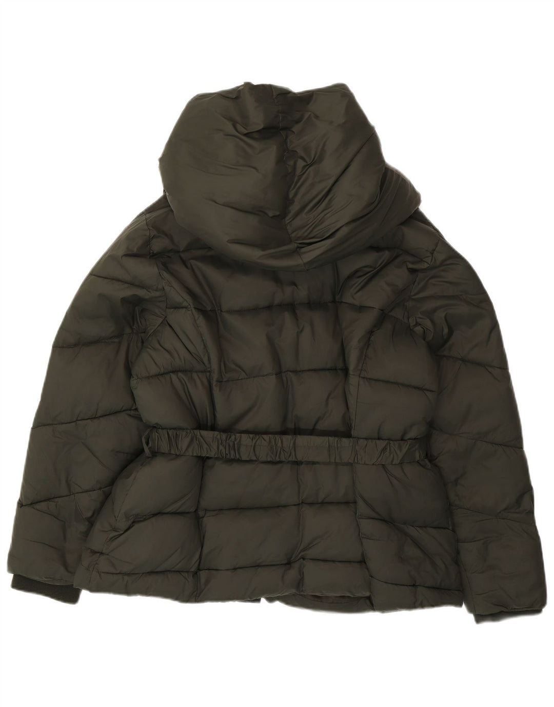 MONSOON ženska podstavljena jakna s kapuljačom UK 18 XL kaki najlon