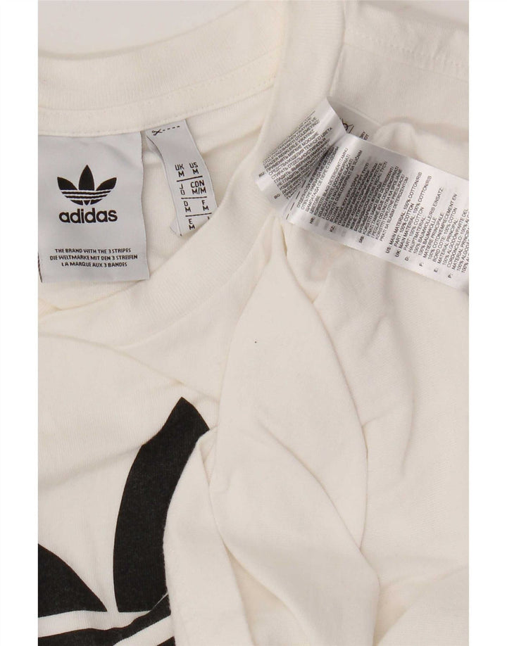 Adidas muška majica kratkih rukava s grafičkim motivima, srednji bijeli pamuk