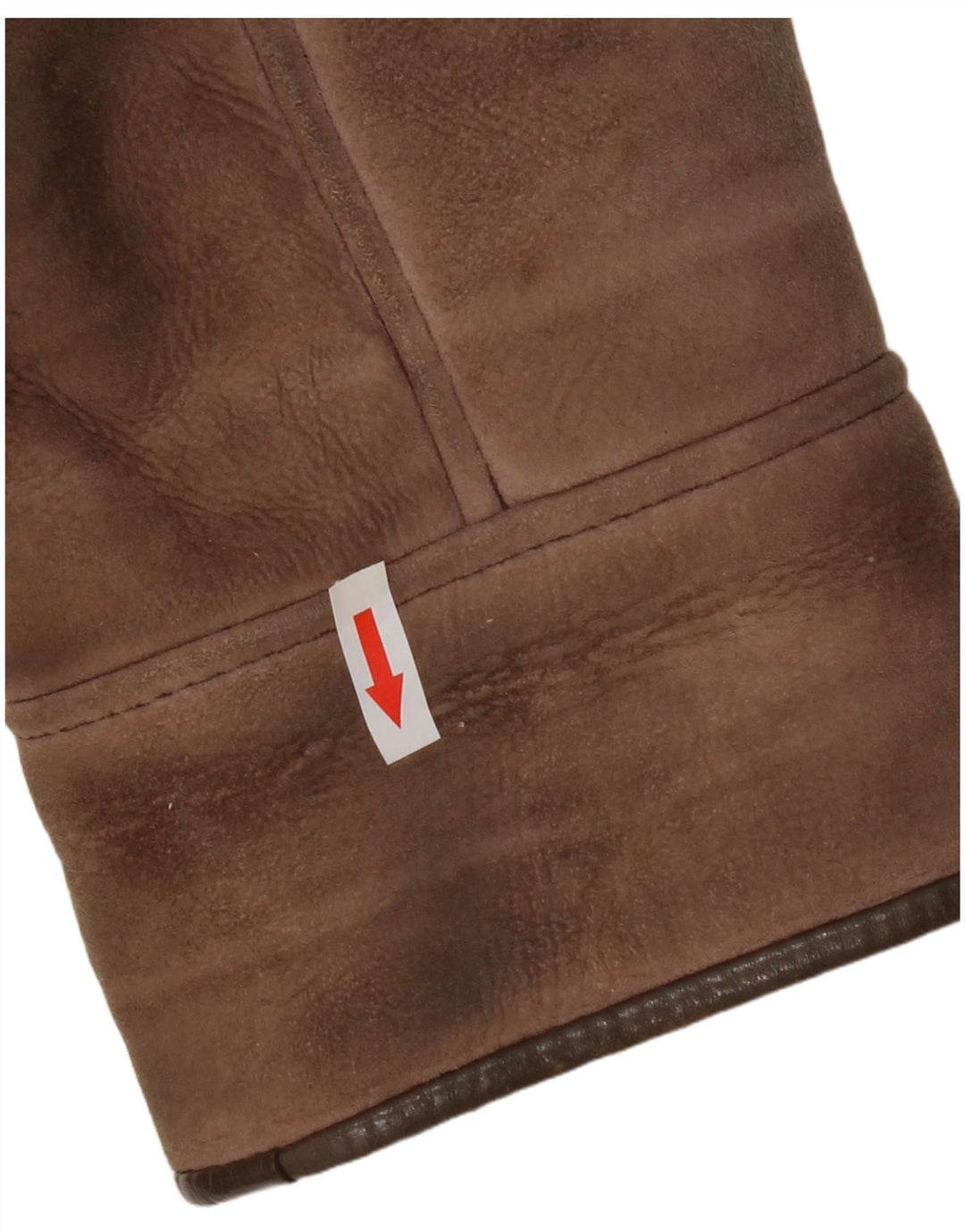 Ženska jakna Nurseys Shearling UK 16 Velika smeđa ovčja koža