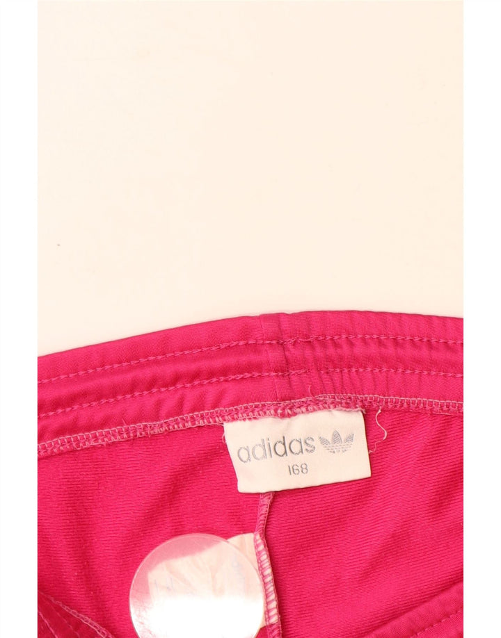 ADIDAS Hlače za trenirku za djevojčice 14-15 godina, ružičasti poliester