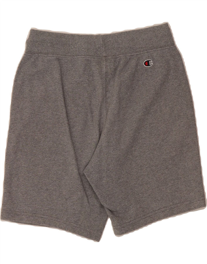 CHAMPION Mens Graphic Sport Shorts Small  Grey Cotton Vintage Champion and Second-Hand Champion from Messina Hembry 