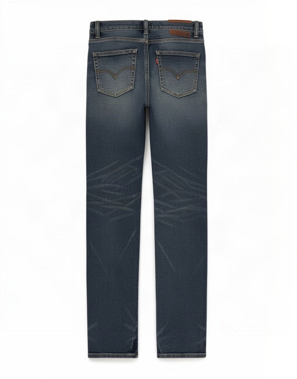 Levi's Boys 510 Oštećene uske traperice 11-12 godina W27 L28 plavi pamuk