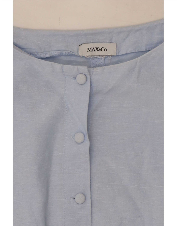 Max & Co. Ženski gornji dio bluze 3/4 rukava UK 12 srednje plava