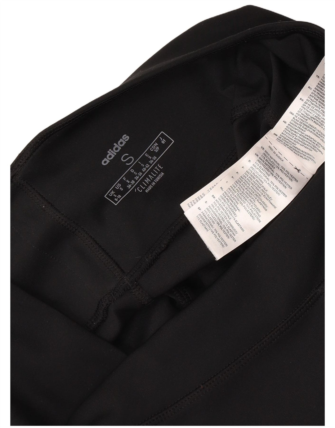 Adidas ženske tajice Climalite UK 8/10 male crne poliesterske