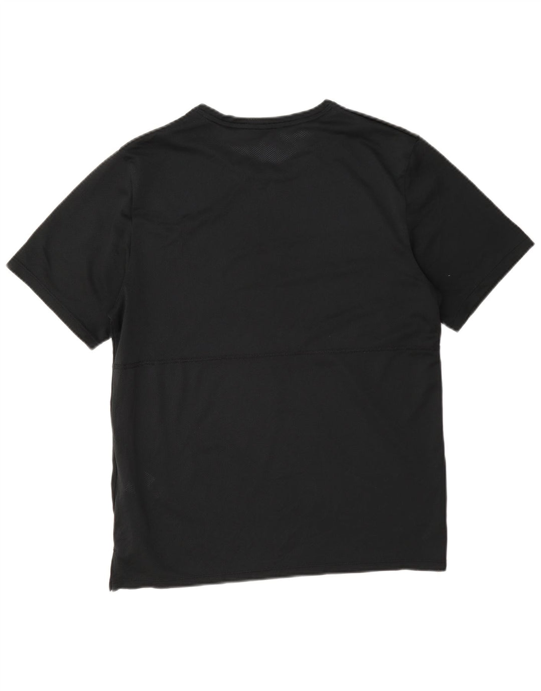 Nike muška Dri Fit prozirna majica srednjih crnih poliestera