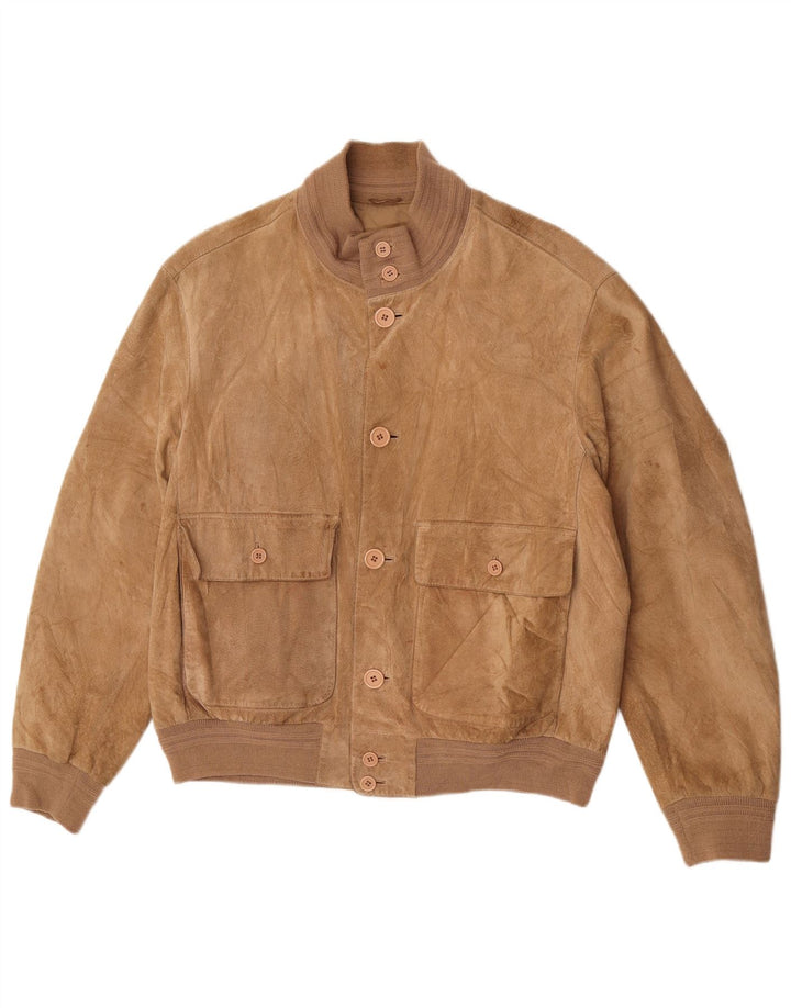 Vintage muška bomber jakna od antilop kože EU 48 srednje bež kože