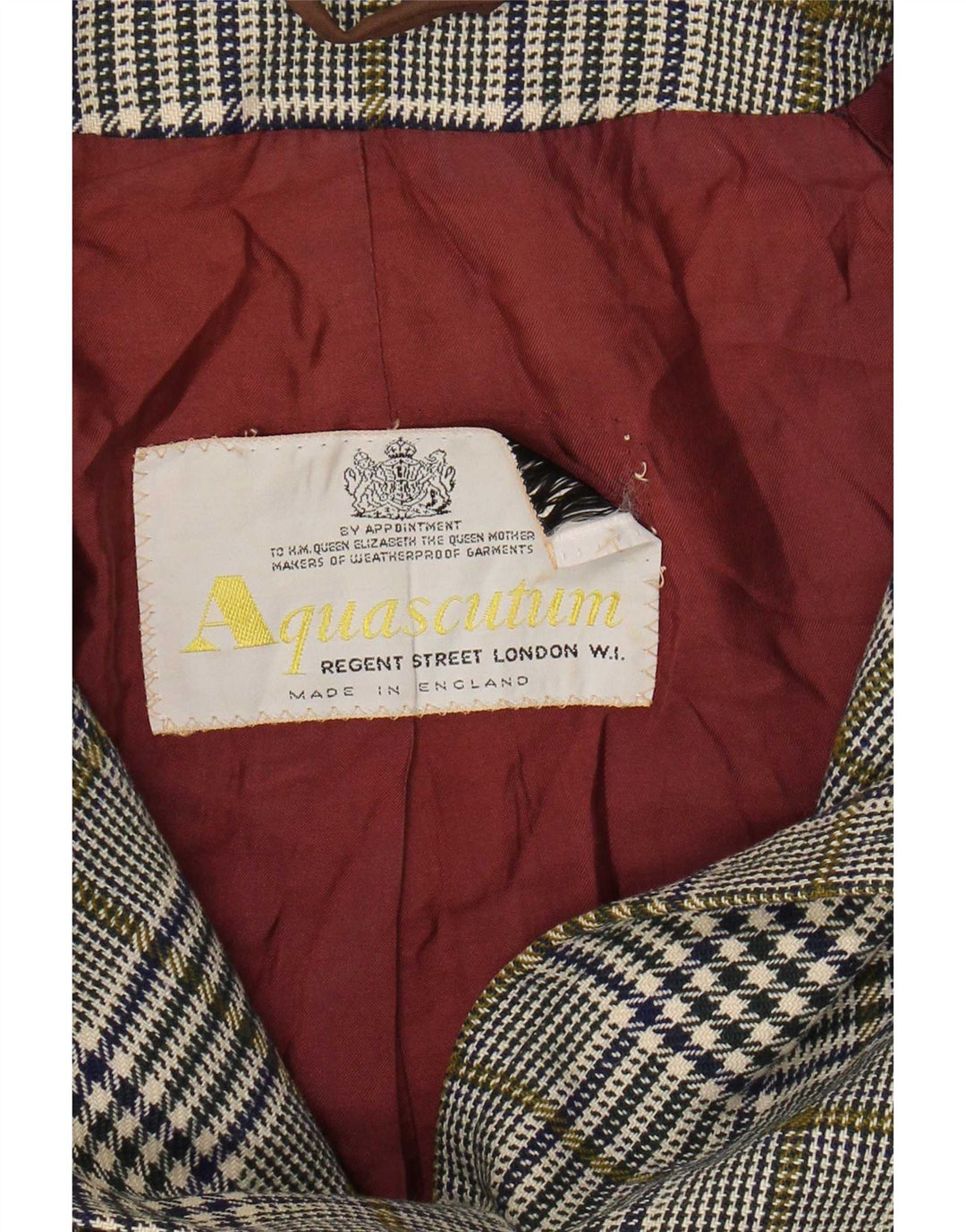 Aquascutum ženski kaput UK 14 Srednje siva hrskava zuba