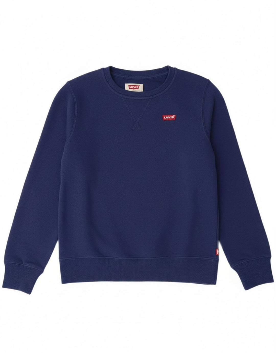 LEVI'S Boys Sweatshirt Jumper 11-12 Years Navy Blue Cotton
