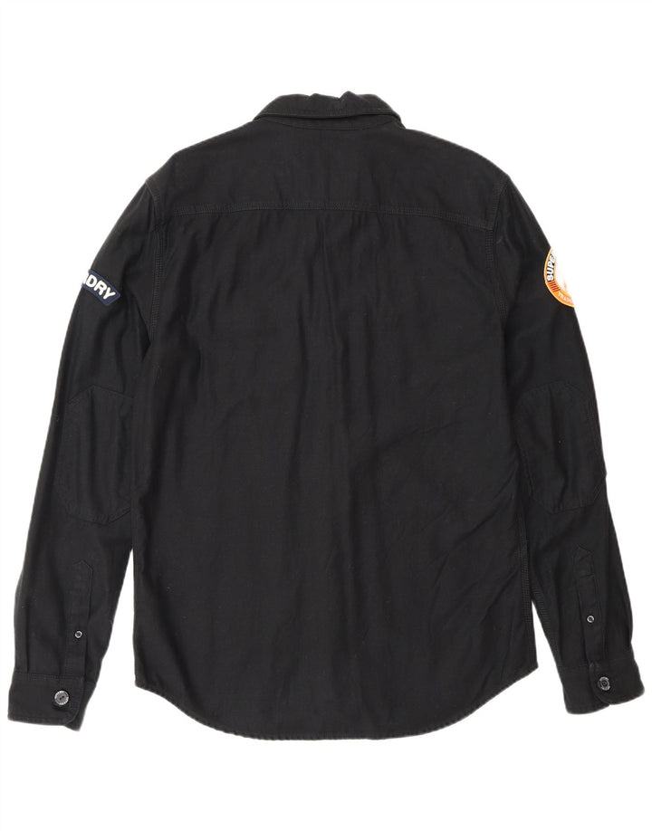 Superdry muška vojna majica velika crna pamučna