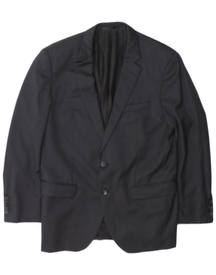 Hugo Boss muška jakna sako s 2 gumba EU 52 XL siva na pruge