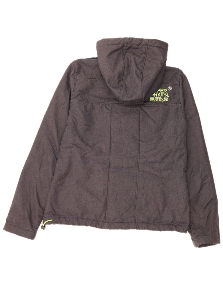 Superdry ženska jakna Windtrekker vjetrovka UK 16 veliki sivi poliester