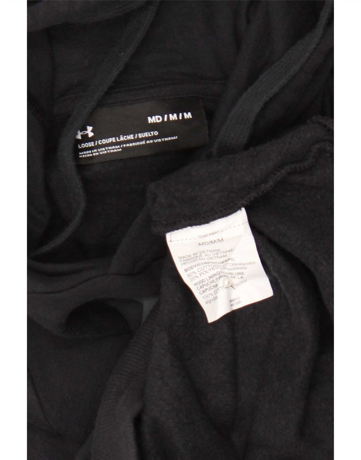 Under Armour muška majica s kapuljačom srednje veličine, crni pamuk