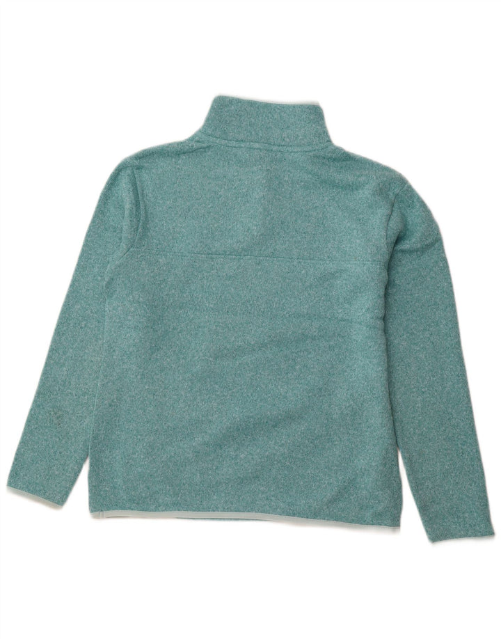 EDDIE BAUER Ženska majica s dugmadima i izrezom UK 14 srednje tirkizna