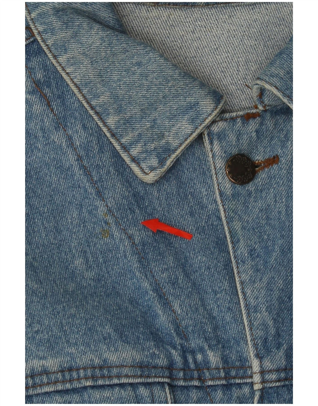 VINTAGE muška traper jakna UK 42 XL plava