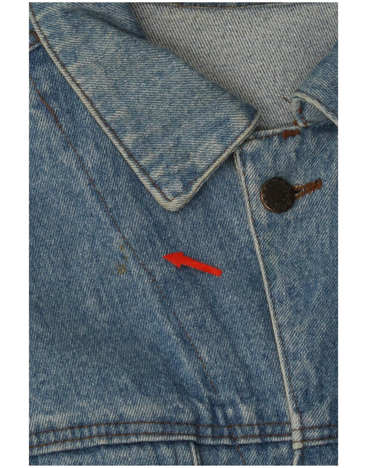 VINTAGE muška traper jakna UK 42 XL plava