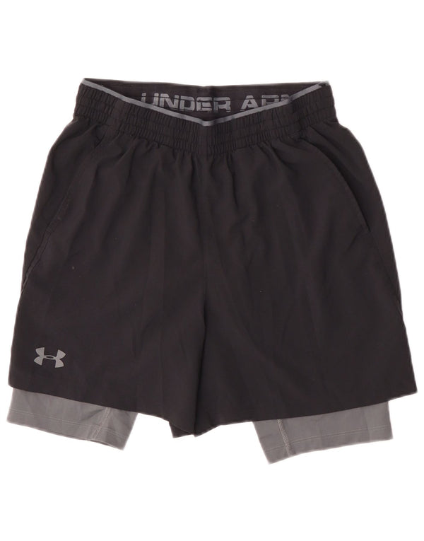 Under Armour ženske sportske kratke hlače Heat Gear UK 12 srednje crne boje
