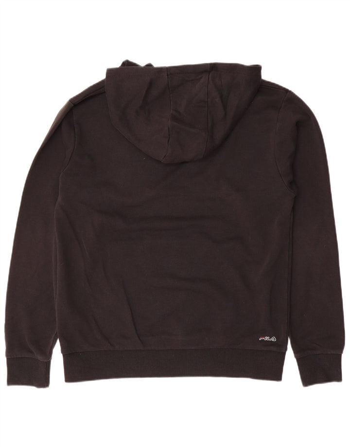 FILA majica s kapuljačom za dječake, 15-16 godina, crni pamuk