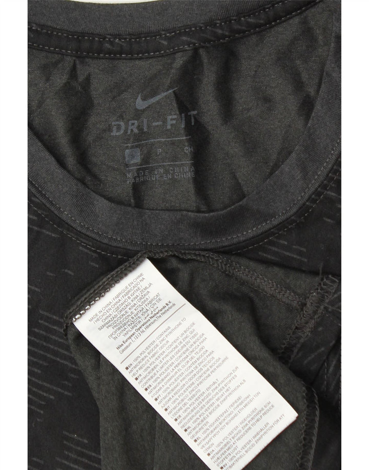Nike Dri Fit majica kratkih rukava mala crna kamuflažna poliester
