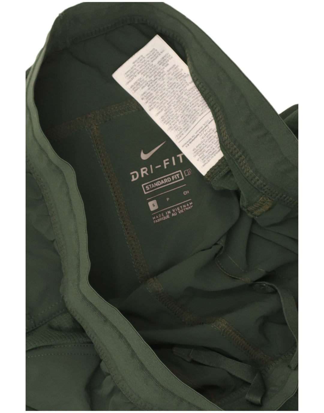 Nike Mens Dri Fit Standard Sport Shorts Small Green Poliester
