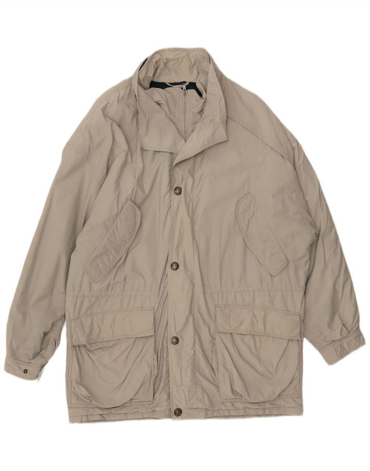 BUGATTI Muška Gore-Tex vjetrovka kaput IT 50 veliki sivi pamuk