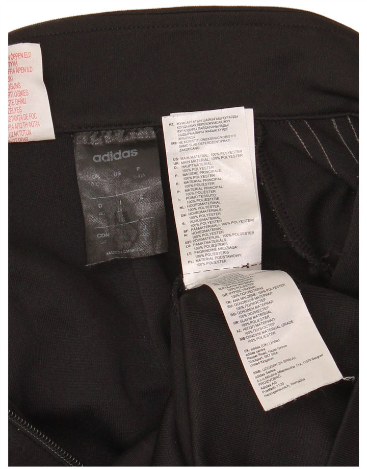 ADIDAS Gornja jakna trenirke za dječake 9-10 godina, crni poliester