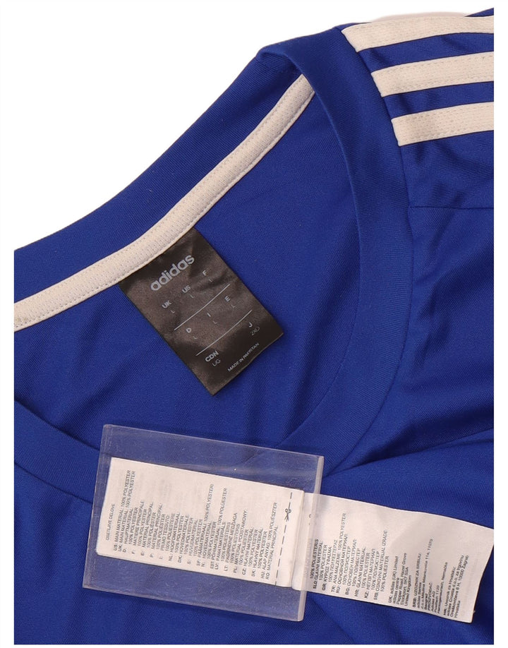 Adidas muška majica Climalite, veliki plavi poliester
