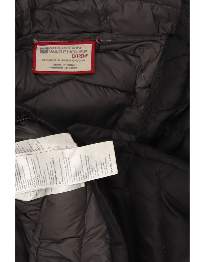 MOUNTAIN WAREHOUSE muška podstavljena jakna s kapuljačom UK 42 XL crni poliester