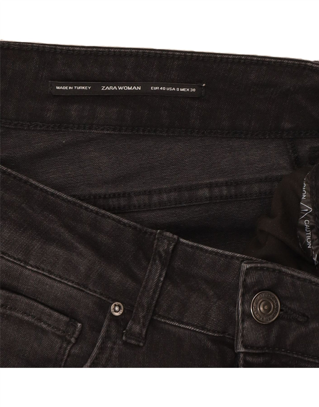 ZARA Womens Skinny Jeans EU 40 Medium W30 L28 Black Vintage Zara and Second-Hand Zara from Messina Hembry 