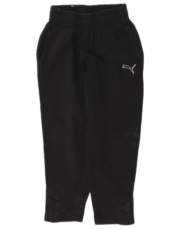 PUMA Ženska trenirka Hlače Joggers UK 4 XS crni pamuk
