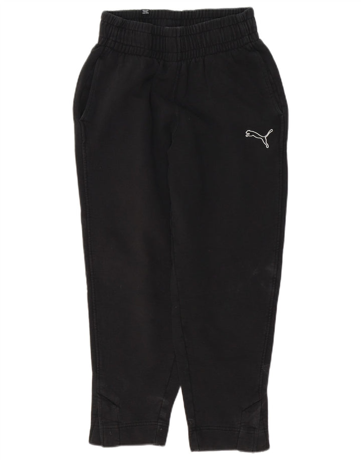 PUMA Ženska trenirka Hlače Joggers UK 4 XS crni pamuk