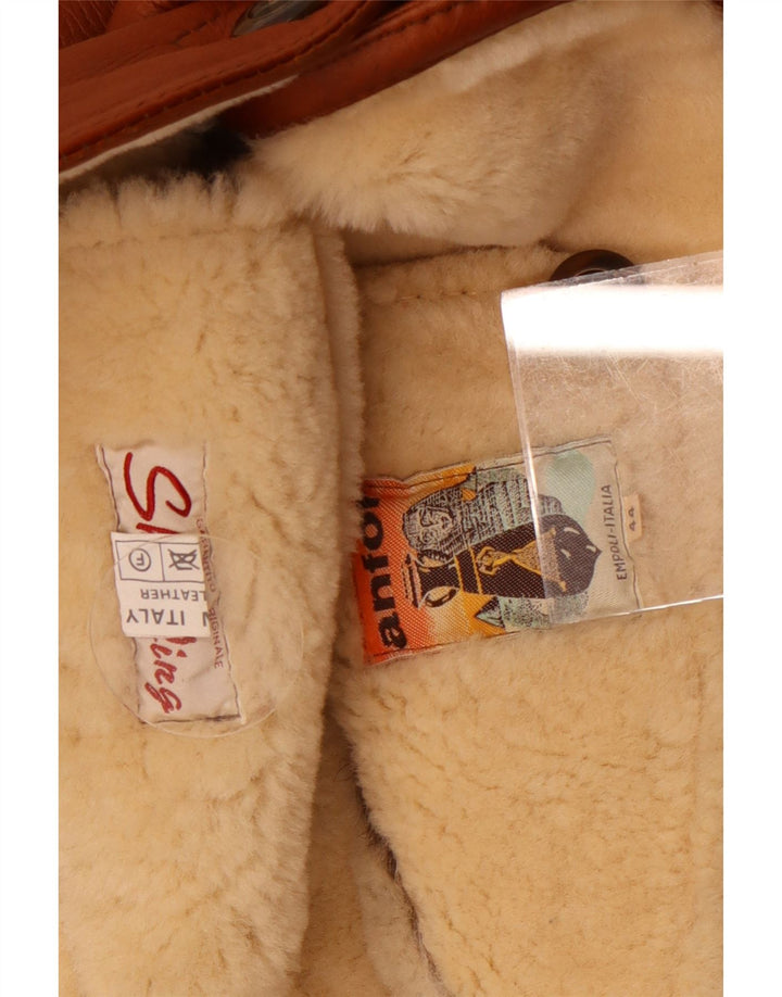 Anfor ženska jakna od šiljatog kroja srednje smeđeg kroja IT 44