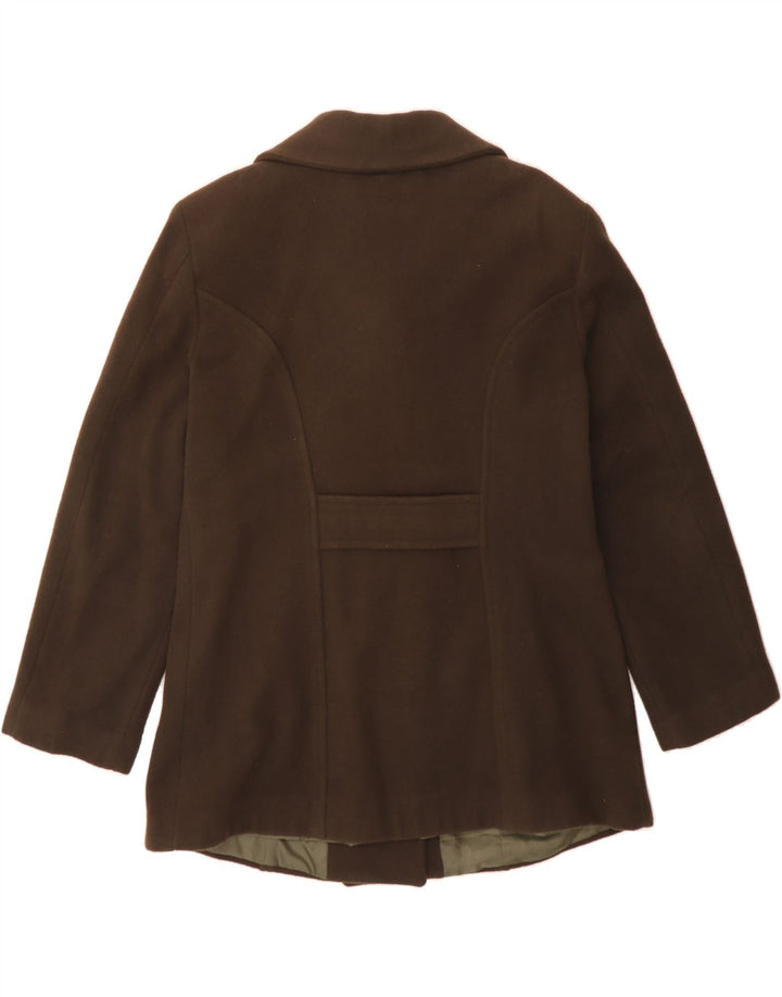 FIRMA Womens Double Breasted Blazer Jacket UK 18 XL Khaki Wool Vintage FIRMA and Second-Hand FIRMA from Messina Hembry 