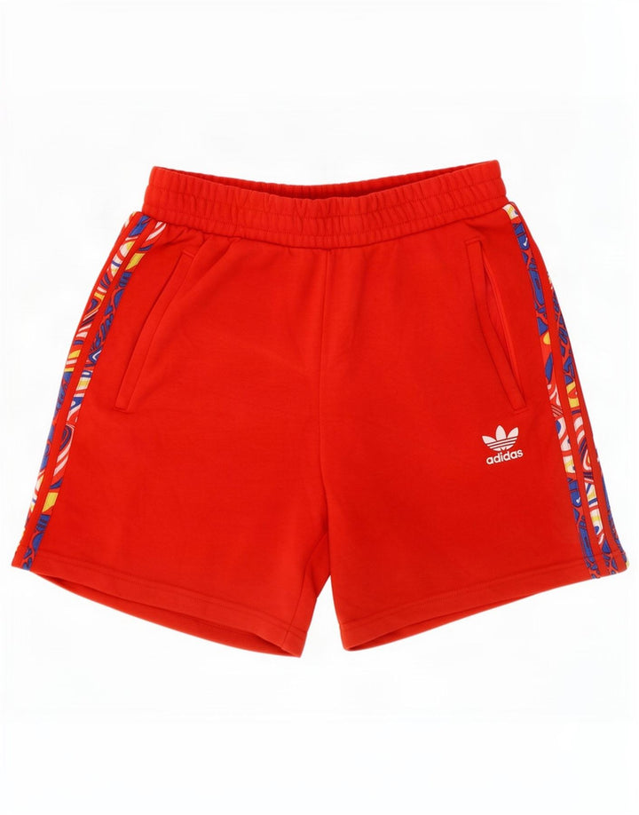Adidas muške grafičke sportske kratke hlače srednje crvene boje