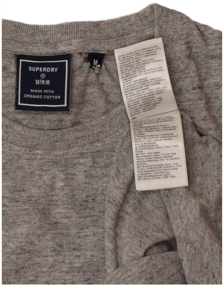Superdry muški prsluk, srednje sivi flekasti pamuk