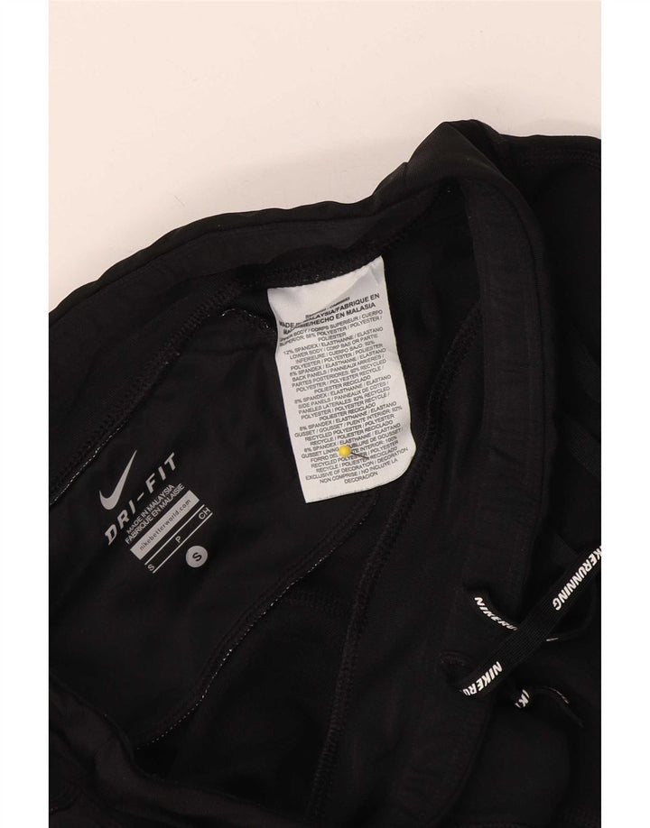 Nike Ženske Dri Fit Leggings UK 10 Male crne poliesterske