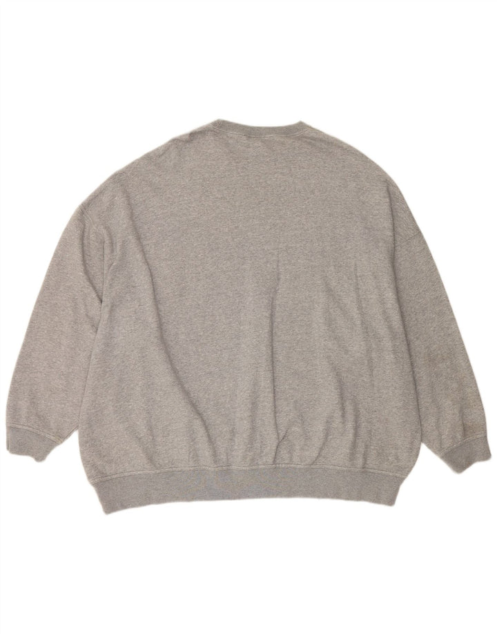 NIKE Muški džemperi široki kroj 2XL sivi pamuk