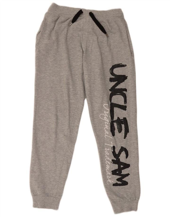 Muške trenirke Uncle Sam Graphic Hlače Joggers Velike sive fleke