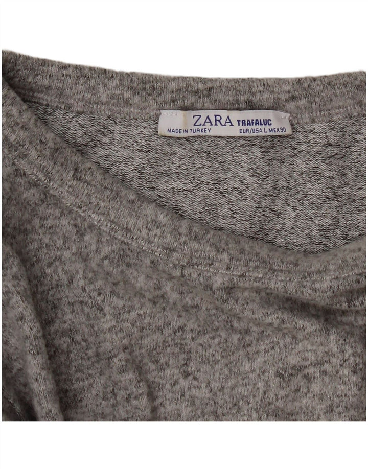 Zara ženski kratki rukav dugih rukava UK 14 velika siva