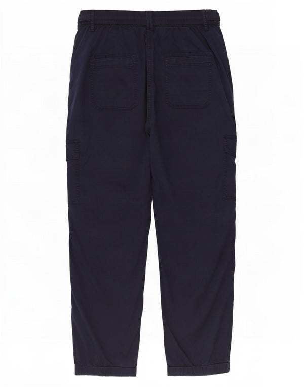 Marks & Spencer ženske kargo hlače visokog struka UK 16 Large W36 L28 Mornarsko plava B