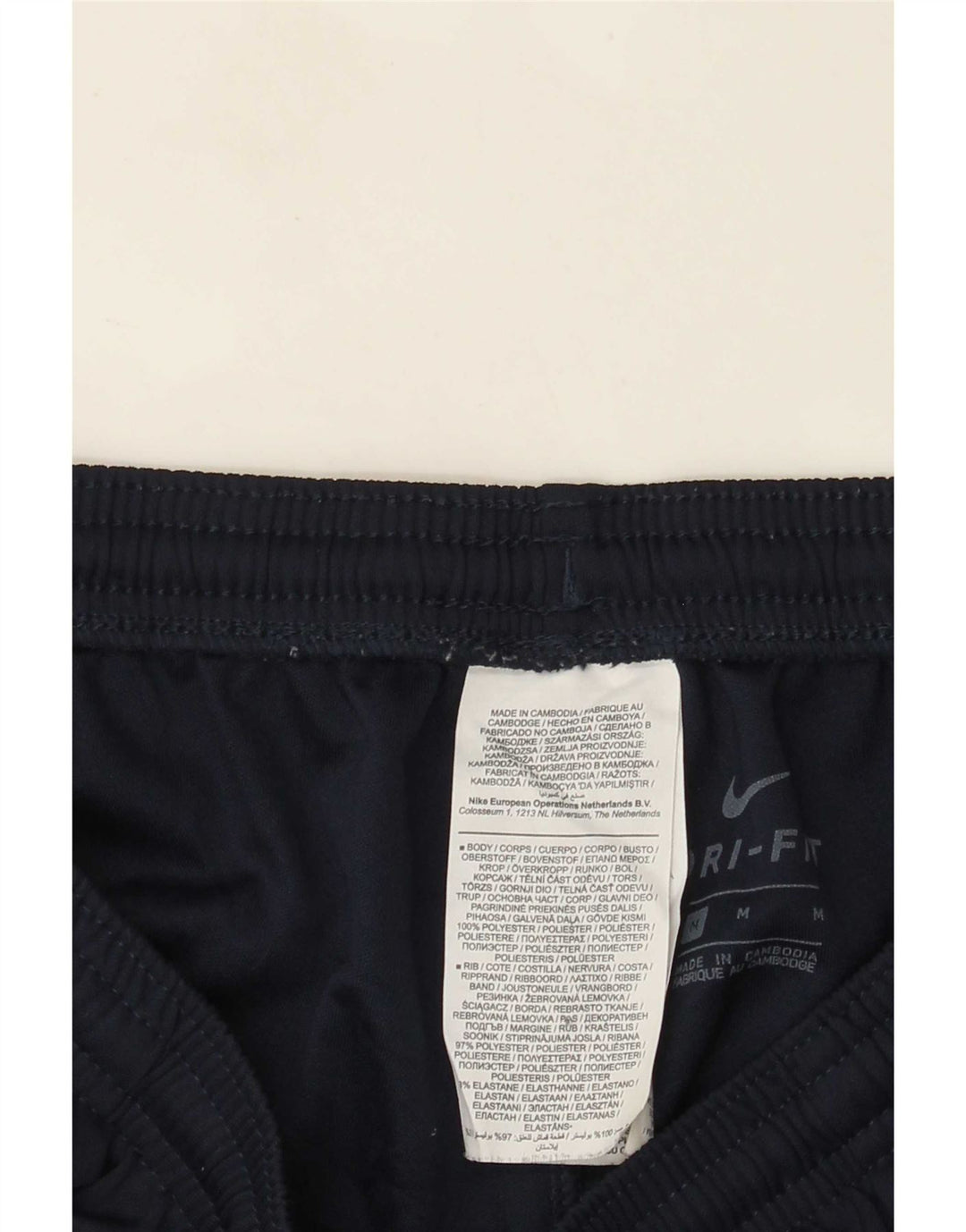 Nike muške Dri Fit hlače za trenirku Srednje tamnoplavi poliester