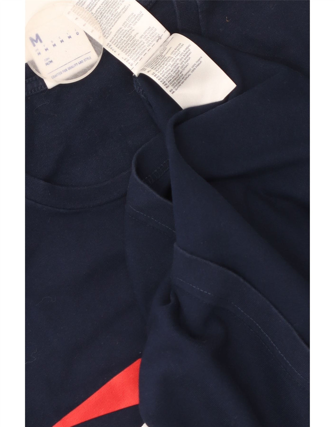 Reebok muška grafička majica kratkih rukava srednje tamnoplavi pamuk