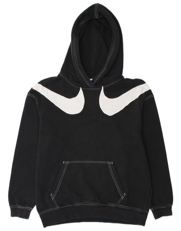 NIKE muška majica s kapuljačom XS s grafičkim motivima, crni pamuk